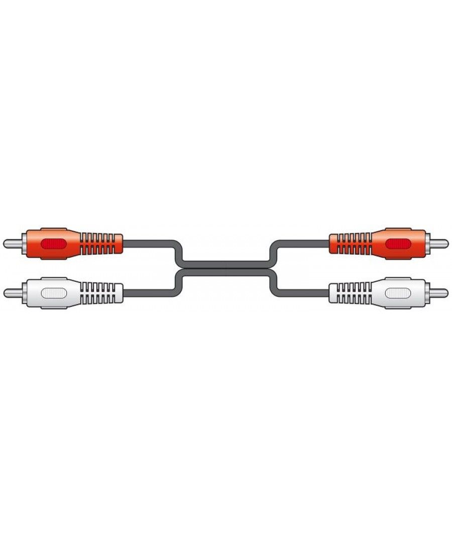 AvLink 112.050UK Καλώδιο 2 x RCA - 2 x RCA 3m (Τεμάχιο)