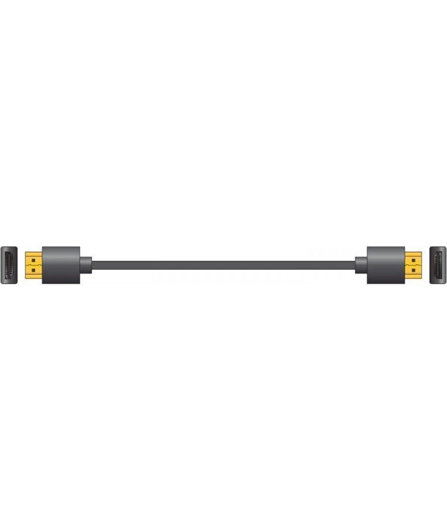 AvLink 112.137UK HDMI Λεπτό Καλώδιο Υψηλής Ταχύτητας 4Κ Ready με Ethernet 1m (Tεμάχιο)