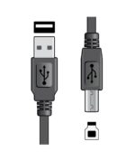 AvLink 113.004UK Καλώδιο USB 2.0 Type A - USB Type B 1,5m (Τεμάχιο) - Image 2
