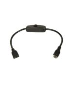 AvLink 113.025UK Καλώδιο επέκτασης Micro USB με διακόπτη τροφοδοσίας 0.25m (Τεμάχιο) - Image 2