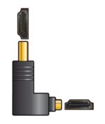 AvLink 122.399UK Αντάπτορας σε Ορθή Γωνία HDMI Μαύρος (Τεμάχιο) - Image 2