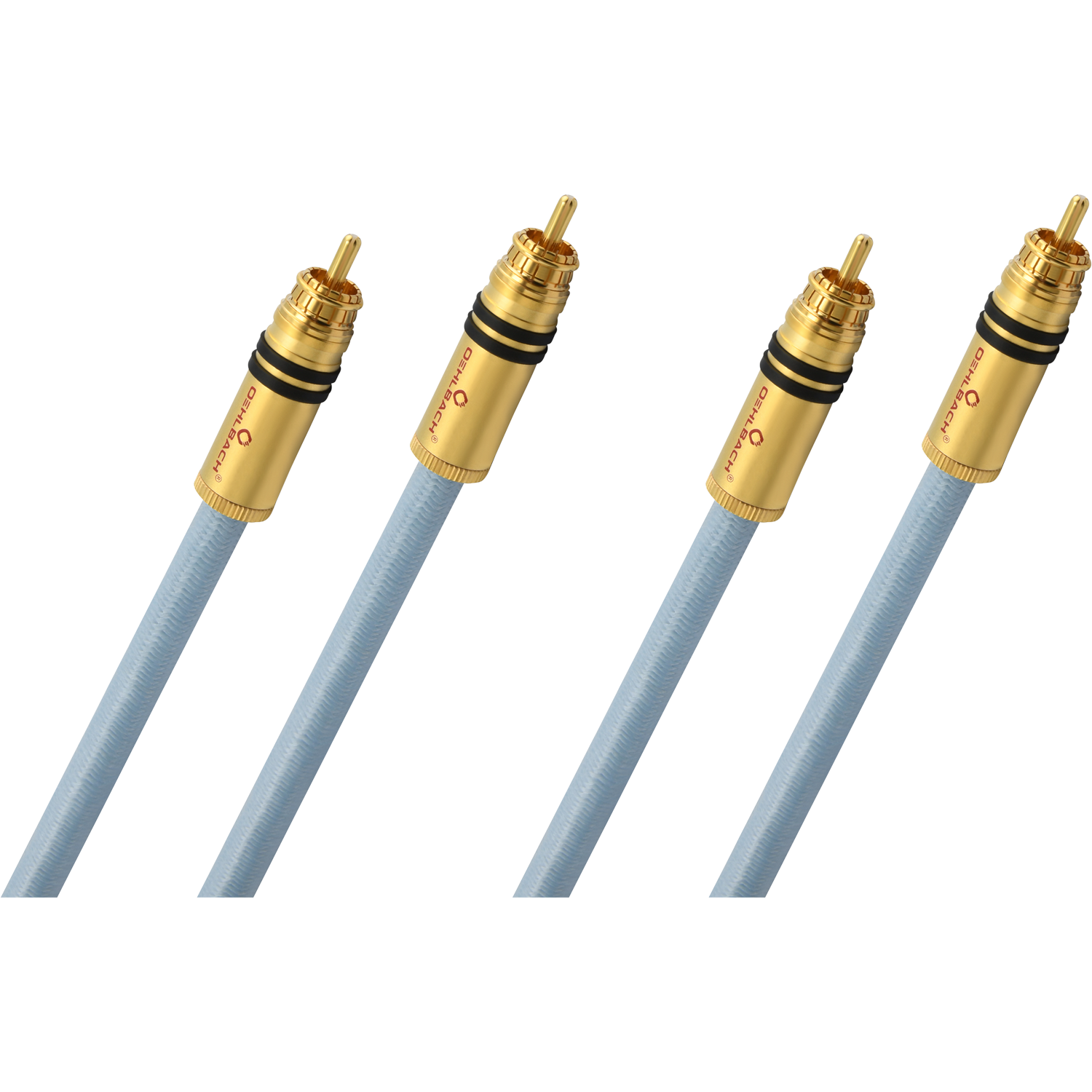 Oehlbach Series 2 High End Διπλό NF RCA Καλώδιο 2m (2 Τεμάχια)