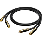 Oehlbach Black Connection Master High End Διπλό NF RCA Καλώδιο 1.25m Black - Image 3
