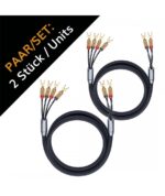 Oehlbach XXL Fusion Four Υψηλής Ποιότητας HPOCC® Καλώδιο Ηχείων για Bi-Wiring με Διχάλες 2.5m Black - Image 2