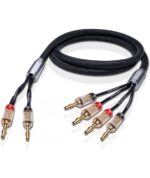 Oehlbach XXL Fusion Four B Υψηλής Ποιότητας HPOCC® Καλώδιο Ηχείων για Bi-Wiring με Banana Plugs 3m Black