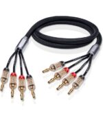 Oehlbach XXL Fusion Four.4B Υψηλής Ποιότητας HPOCC® Καλώδιο Ηχείων για Bi-Amping με Banana Plugs 3.5m Black