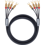 Oehlbach XXL Fusion Four.4 Υψηλής Ποιότητας HPOCC® Καλώδιο Ηχείων για Bi-Amping με διχάλες 2.5m Black - Image 3