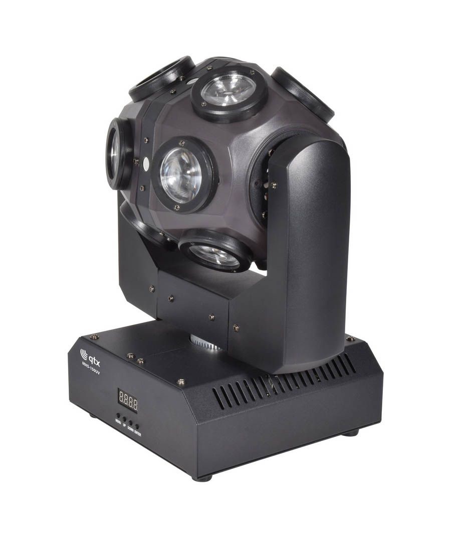 Qtx Orbital Κινούμενη Περιστροφική Κεφαλή U/V LED 150W *ΤΕΛΕΥΤΑΙΟ ΤΕΜΑΧΙΟ