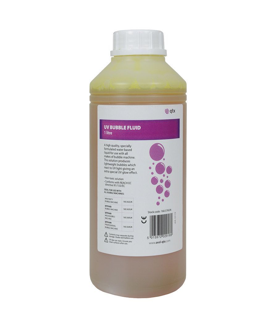 Qtx UVBUBBLE-1L Υγρό Φυσαλίδων 1 Λίτρο (Τεμάχιο)