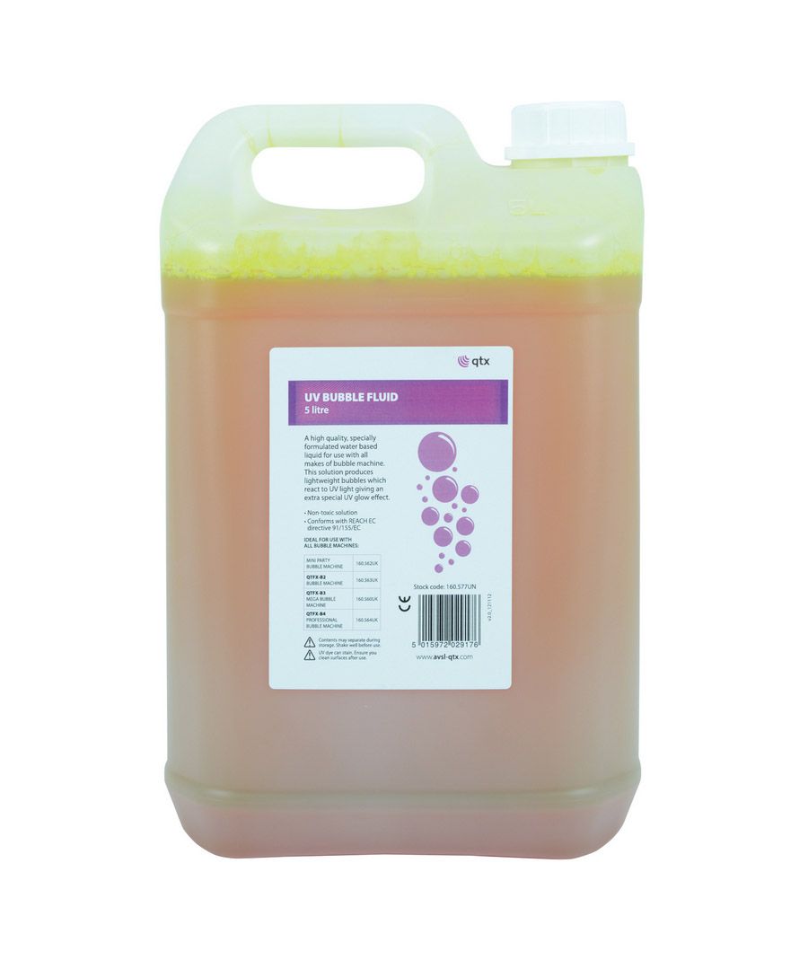 Qtx UVBUBBLE-5L Υγρό Φυσαλίδων UV 5 Λίτρα (Τεμάχιο)
