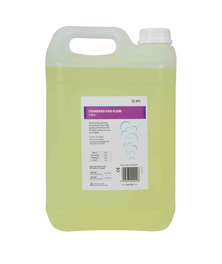 Qtx ST-FOG-5L Υγρό Ομίχλης Κίτρινο 5 Λίτρα (Τεμάχιο)