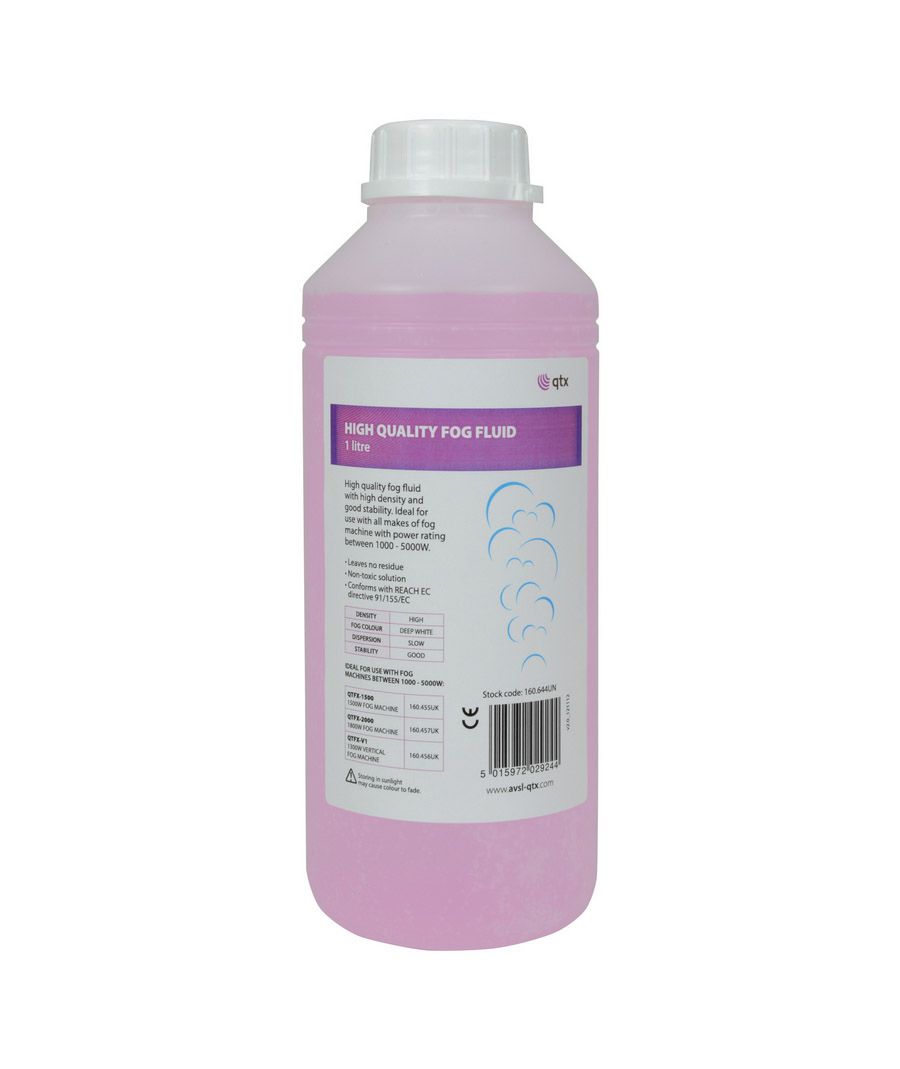 Qtx HQ-FOG-1L Υψηλής Ποιότητας Υγρό Ομίχλης Pink 1 Λίτρο (Τεμάχιο)