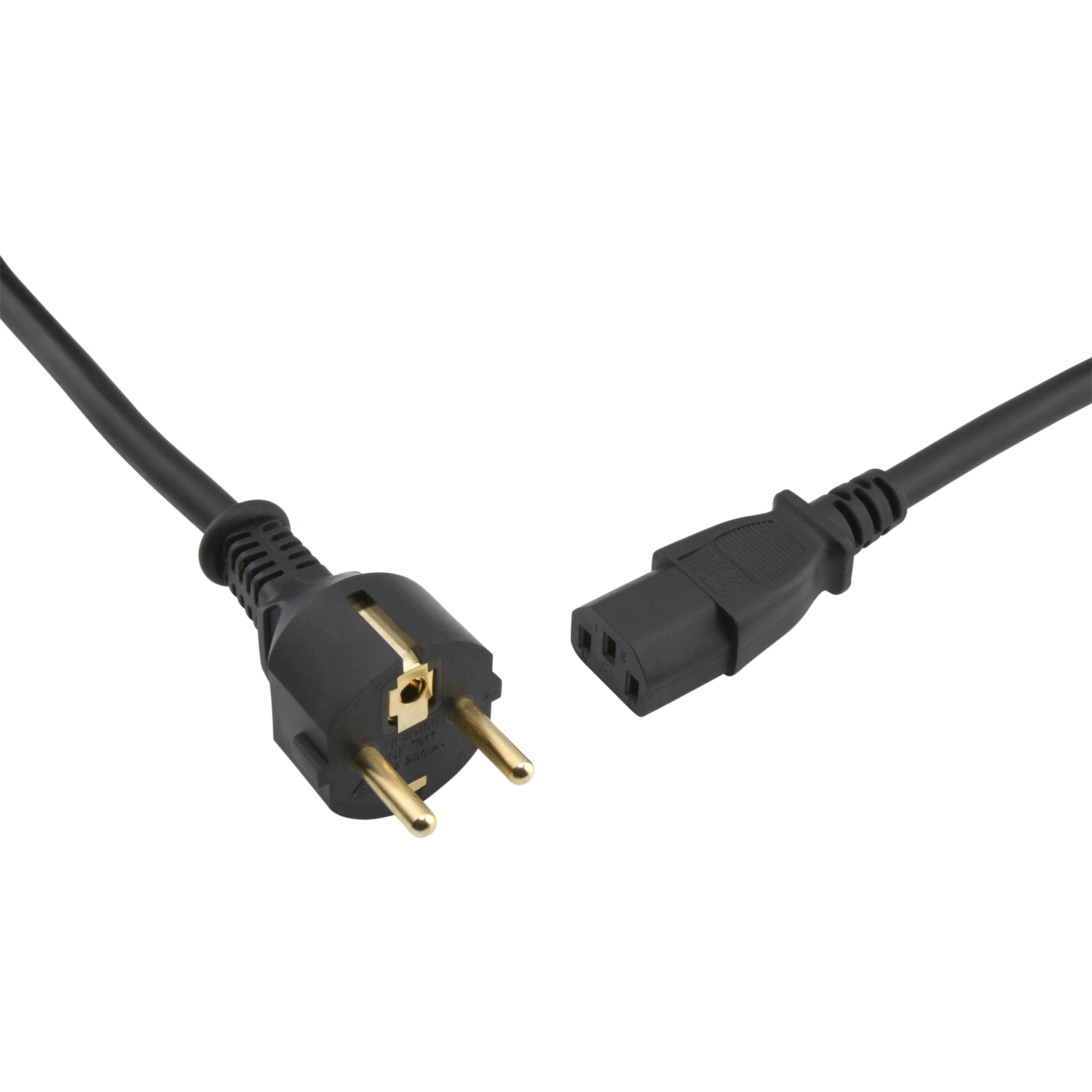 Oehlbach Powercord C13 Καλώδιο Τροφοδοσίας 5 m Black