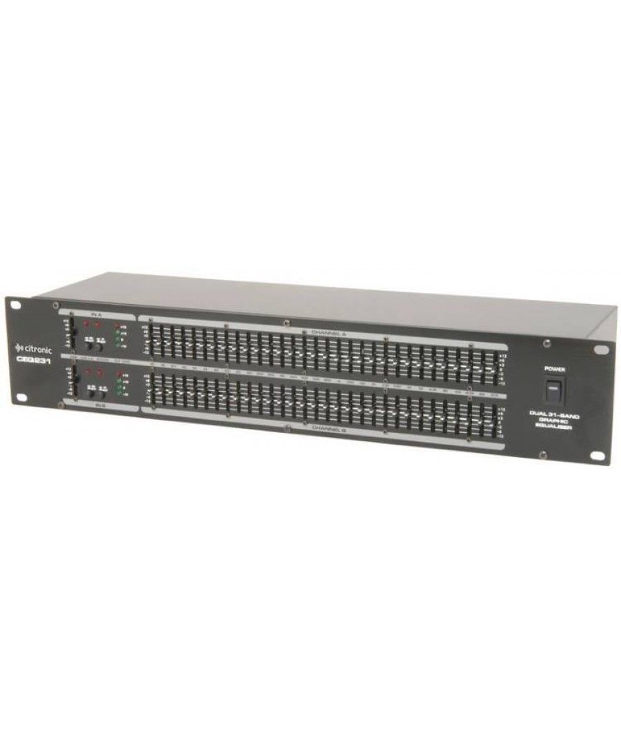 Citronic CEQ231 Ισοσταθμιστής Dual 31 Band Graphic (Τεμάχιο)