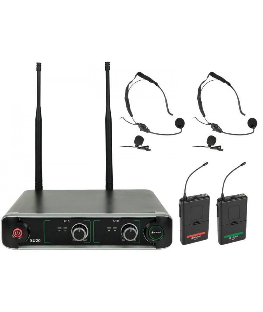 Chord SU20-B-RG Compact Dual UHF Μικροφώνου (Σετ)