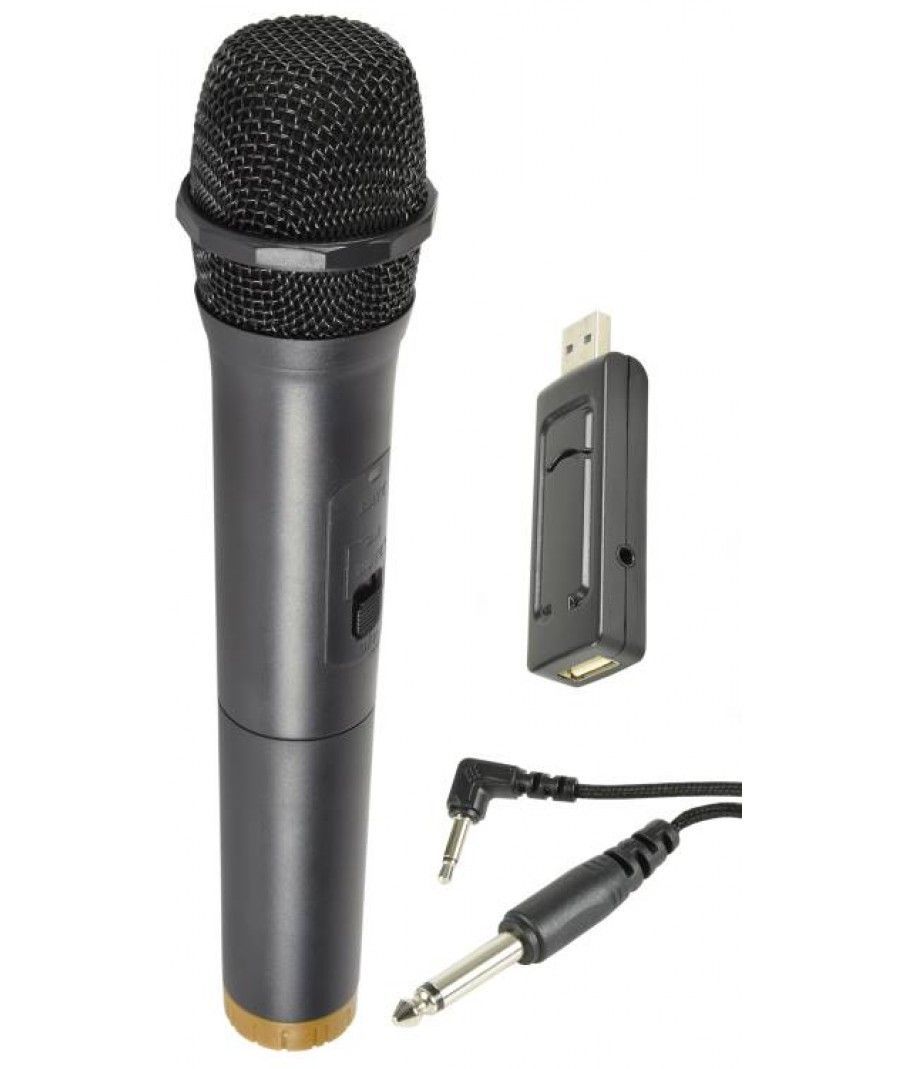 Qtx U-MIC-863.2 Ασύρματο Δυναμικό Μικρόφωνο Χειρός UHF και USB (Σετ)