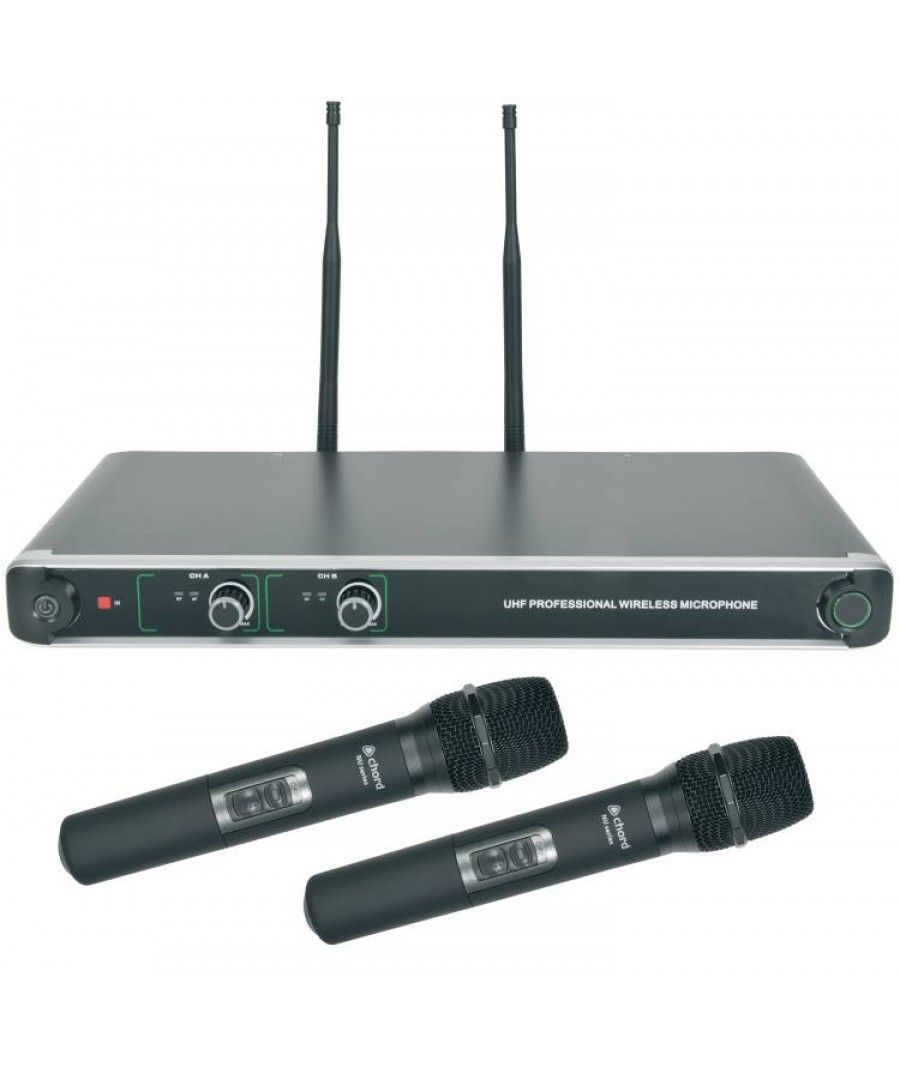 Chord NU20-H Σετ 2 Επαγγελματικών UHF μικροφώνων χειρός (Σετ)