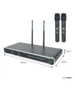 Chord NU20-H Σετ 2 Επαγγελματικών UHF μικροφώνων χειρός (Σετ) - Image 2