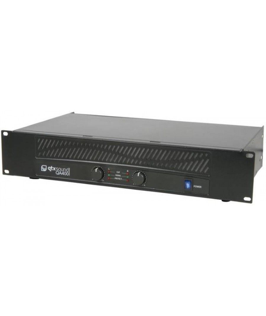 Qtx QA400 Τελικός Ενισχυτής 2x100W RMS (Τεμάχιο)