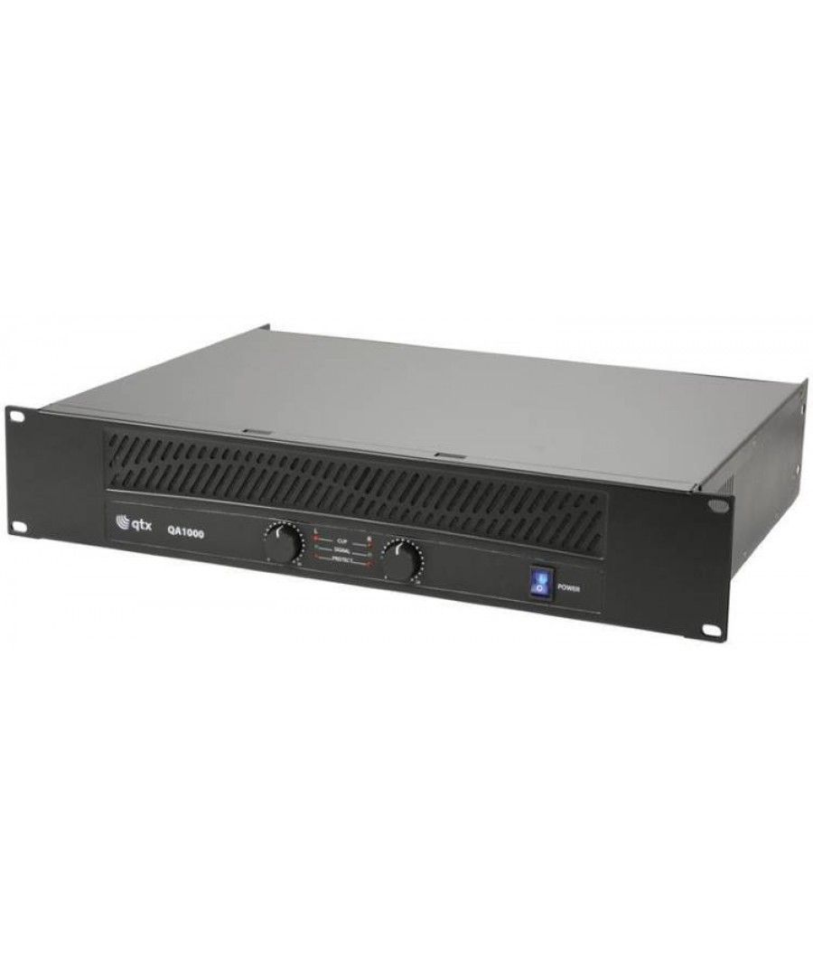 Qtx QA1000 Τελικός Ενισχυτής 2x250W RMS (Τεμάχιο)