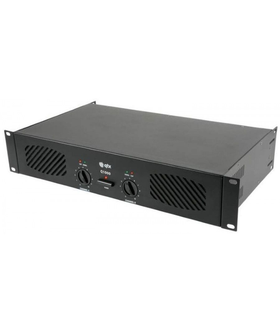 Qtx Q1000 Τελικός Ενισχυτής 2x250W RMS (Τεμάχιο)