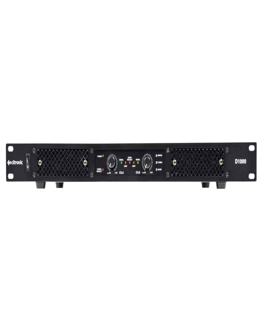 Citronic D1000 Ενισχυτής ισχύος 2 x 500Wrms Class-D (Τεμάχιο)