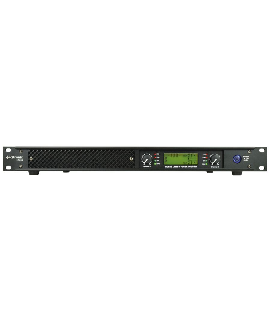 Citronic H1600 Υβριδικός Τελικός Ενισχυτής Class-H 2 x 800W @ 2ohm 1U **ΤΕΛΕΥΤΑΙΟ ΤΕΜΑΧΙΟ