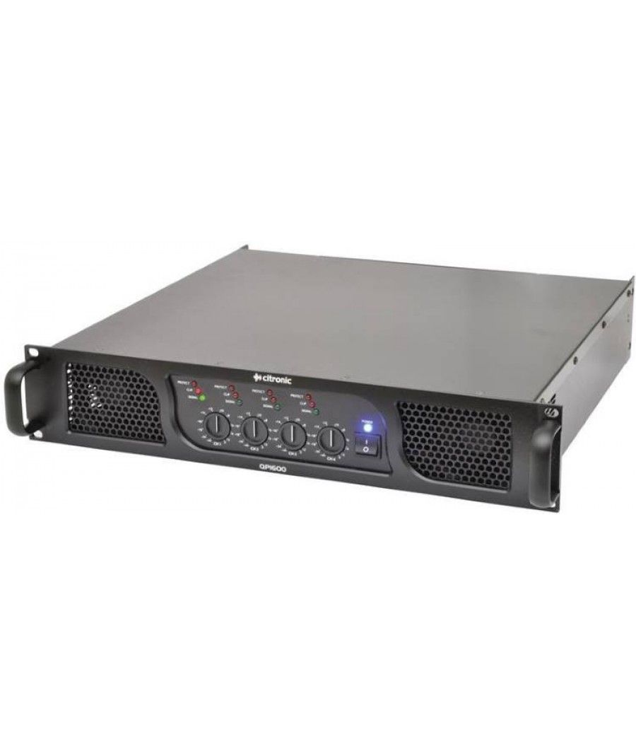 Citronic QP1600 Τελικός Ενισχυτής 4 Καναλιών 4x400W RMS (Τεμάχιο)