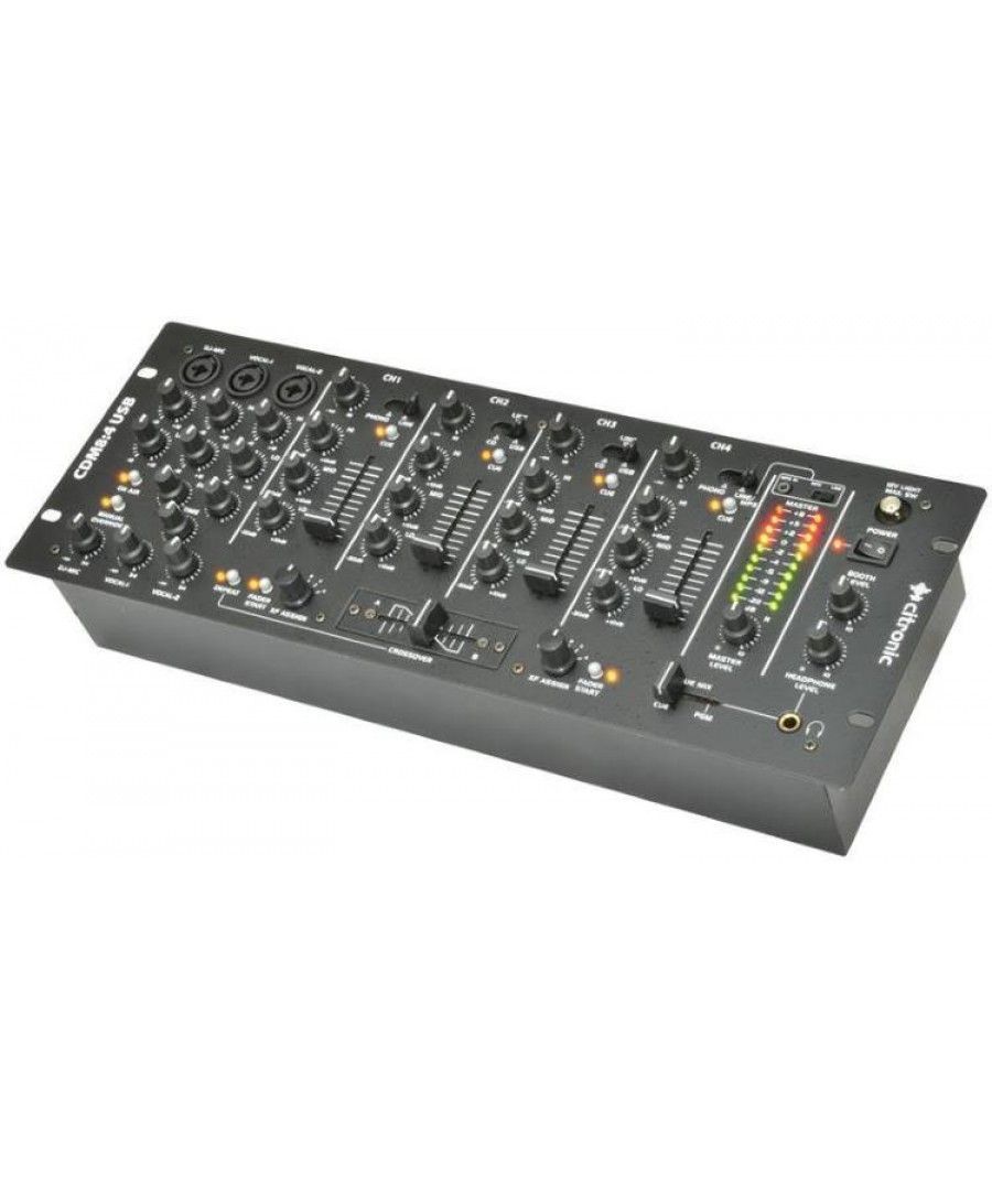 Citronic CDM8:4 USB Μίκτης DJ 4 καναλιών με USB (Τεμάχιο)