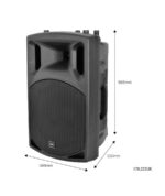 Qtx QX12 Παθητικό Ηχείο 12'' με Καμπίνα 200W RMS Μαύρο (Τεμάχιο) - Image 3
