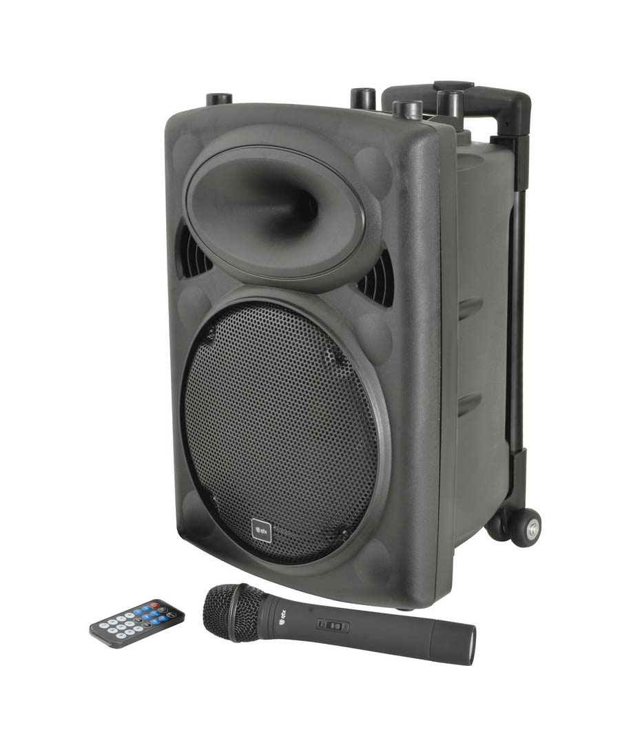 Qtx QR10PABT QRPA Φορητό PA με Bluetooth 10" (Σετ)