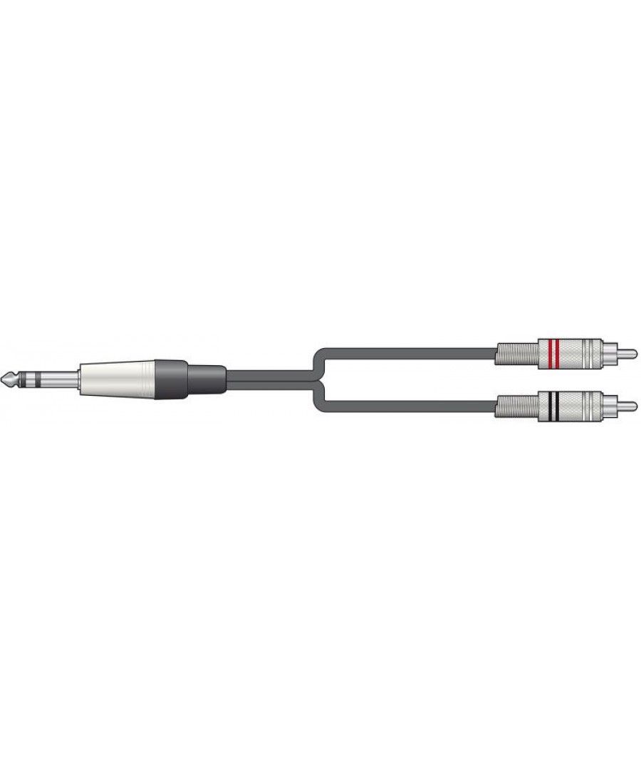 Chord S6J-2R300 Καλώδιο Ήχου 6.3mm TRS Jack - 2 x RCA 3m (Τεμάχιο)