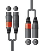 Chord 2XF-2XM600 Καλώδιο Ήχου 2 x XLR Female - 2 x XLR Male 6m (Τεμάχιο) - Image 2