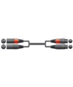 Chord 2XF-2XM600 Καλώδιο Ήχου 2 x XLR Female - 2 x XLR Male 6m (Τεμάχιο)
