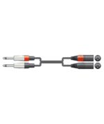 26J-2XM300 Καλώδιο Ήχου 2 x 6.3mm Mono Jack Plugs - 2 x XLR Male 3m (Τεμάχιο)