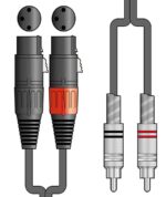 2R-2XF600 Kαλώδιο Ήχου 2 x XLR Female - 2 x RCA Plugs 6m (Τεμάχιο) - Image 2