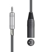 Citronic S3J-XM050 Καλώδιο Ήχου 3.5mm TRS Jack Plug - XLR Male 0.5m - Image 2