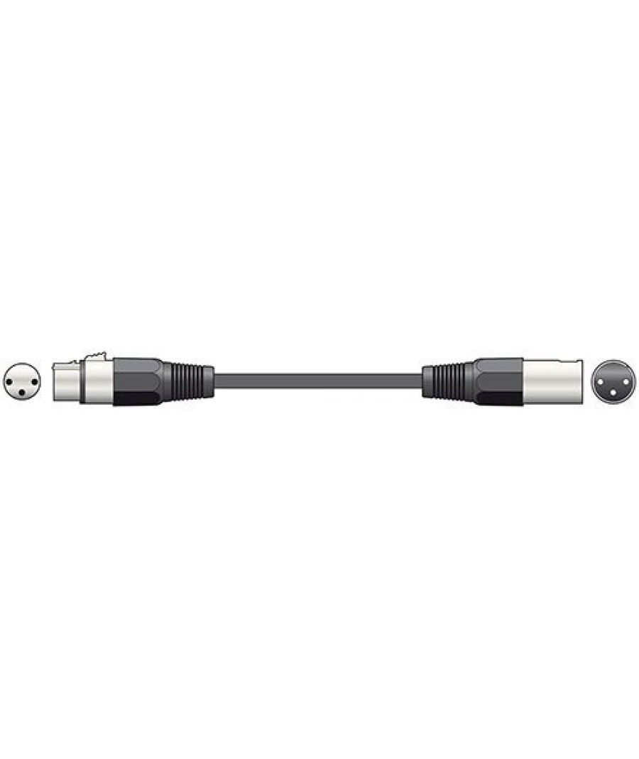 Qtx 190.082UK Καλώδιο Μικροφώνου XLR Θηλυκό - XLR Αρσενικό 6m (Τεμάχιο)