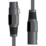 XF-XM150BK Καλώδια Μικροφώνου XLR Female - XLR Male 1.5m (Τεμάχιο) - Image 2