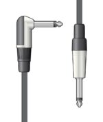 Qtx 190.146UK Καλώδιο Κιθάρας 6.3mm Mono Jack σε Ορθή Γωνία - 6.3mm Mono Jack 6m (Τεμάχιο) - Image 2