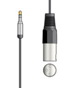 Citronic MP3-XLR Καλώδιο Ήχου 3.5mm Stereo Jack Plug - XLR Male 1.5m (Τεμάχιο) - Image 2