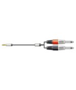 Citronic S3J-26J150 Καλώδιo Ήχου 3.5mm Stereo Jack Plug - 2 x 6.3mm Mono Jack Plugs 1,5 m (Τεμάχιο)