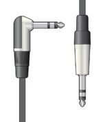 Citronic S6J-90J300 Καλώδιο ήχου 6,3mm TRS Right Angle Jack - 6,3mm TRS Jack 3m (Τεμάχιο)