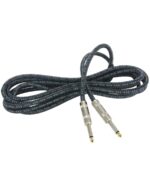 Citronic 190.284UK Πλεκτό καλώδιο κιθάρας 6,3mm Mono Jack Plug - 6,3 mm Mono Jack Plug Black/Blue 3m (Τεμάχιο)