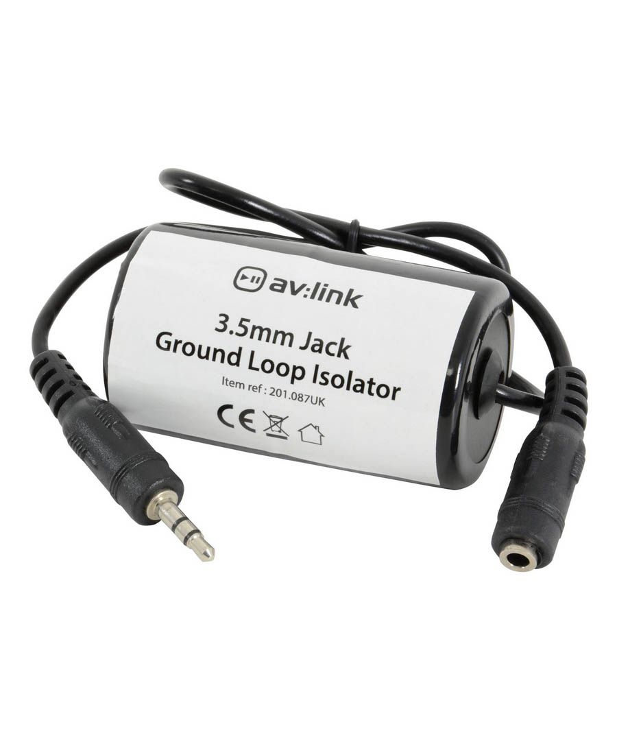 AvLink 201.087UK Απομονωτής με Βρόχο Γείωσης 3.5mm Jack - 3.5mm Socket (Τεμάχιο)
