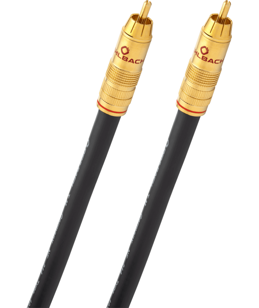 Oehlbach NF 214 RCA Καλώδιο Subwoofer 2m Ανθρακί (Τεμάχιο)