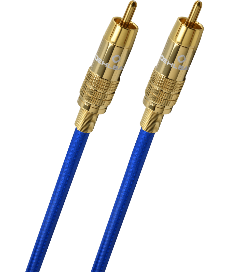 Oehlbach NF 113 DI Ψηφιακό Καλώδιο RCA-RCA 1m Blue (Τεμάχιο)