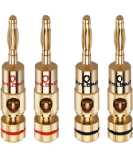 OEHLBACH Banana B2 μέχρι 10mm²  Χρυσό (3002) (Σετ 4 τεμάχια) - Image 2