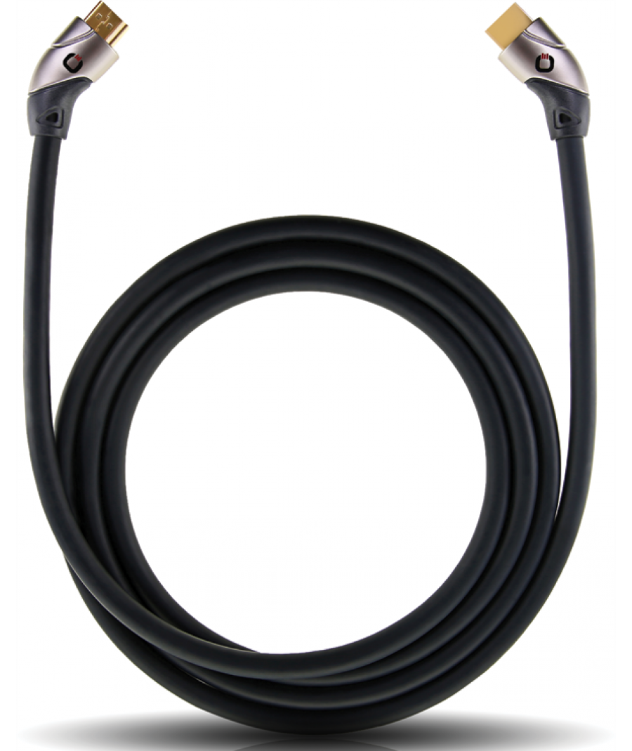 Oehlbach Highspeed Shape XT-SL Καλώδιο HDMI® υψηλής ταχύτητας με Ethernet 50cm Black (Τεμάχιο)
