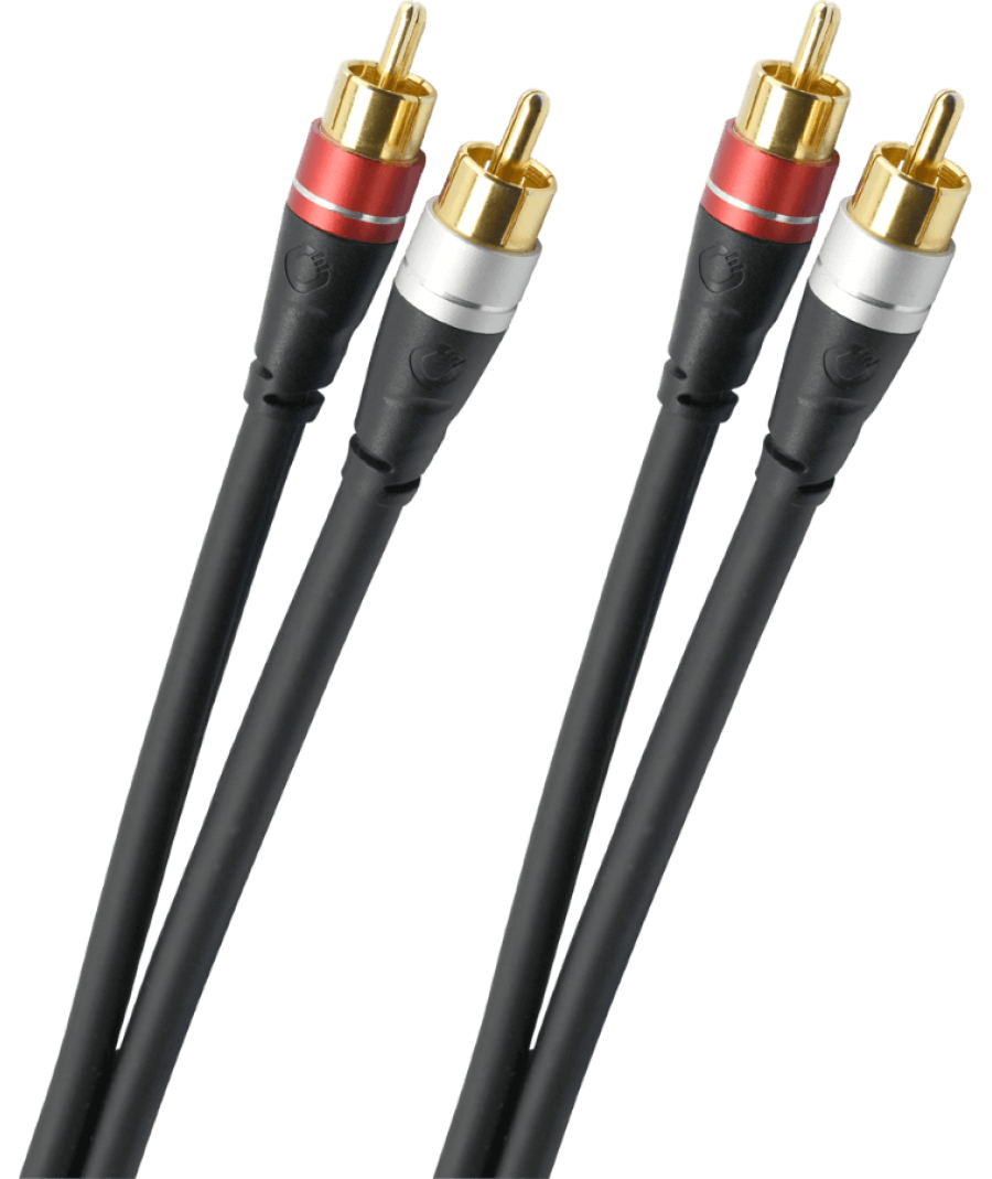 Oehlbach Audio Link Διπλό RCA 0.50m (Τεμάχιο)